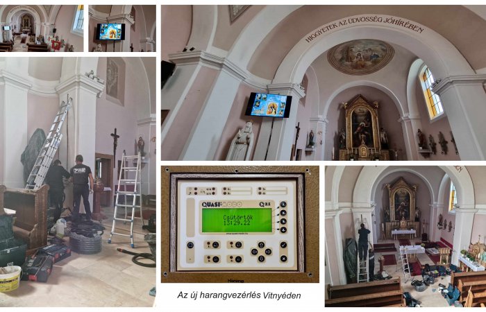 Újdonságok a vitnyédi templomban