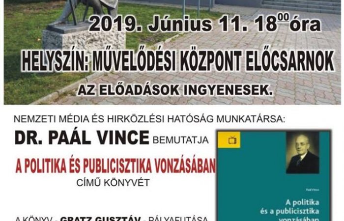 KÖNYVBEMUTATÓ A MŰVELŐDÉSI KÖZPONTBAN