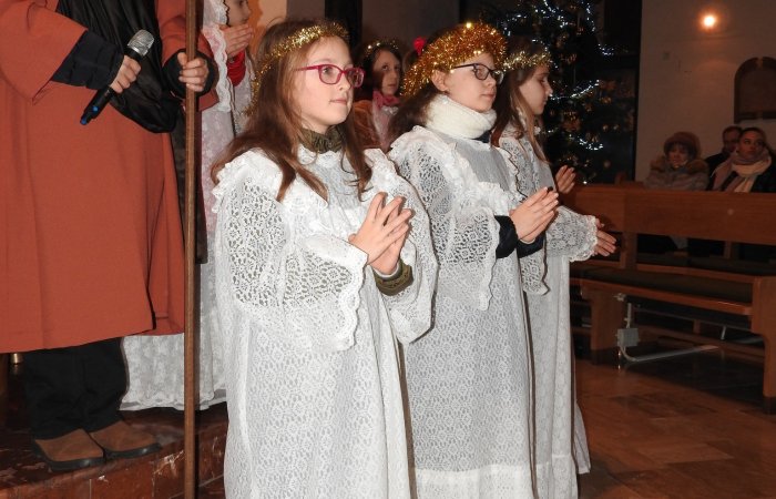 Pásztorjáték a házhelyi Sarlós Boldogasszony-templomban