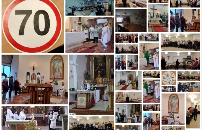 Hálával és szeretettel: Plébánosunk 70. születésnapjára