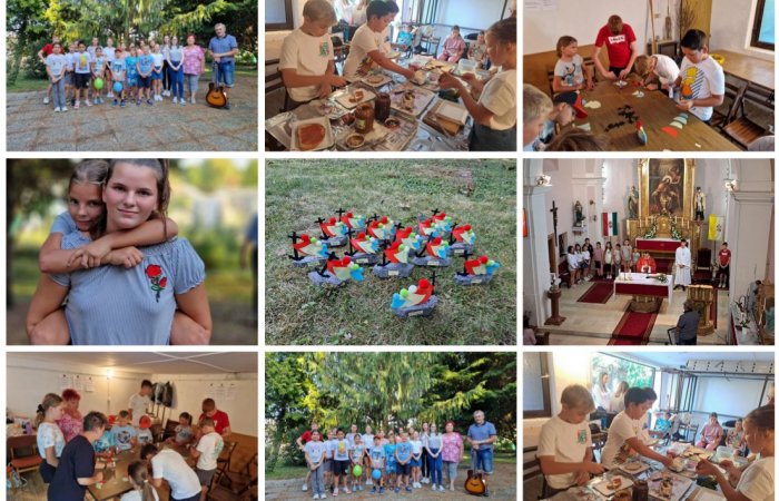 Nyárbúcsúztató és tanévkezdő szentmise Vitnyéden