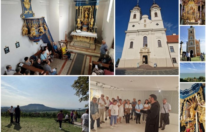 Kapuvári, gartai és vitnyédi hívek zarándoklata Tihanyban