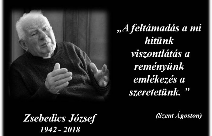 Megemlékezés Zsebedics József c. kanonok-plébános halálának első évfordulóján Házhelyben