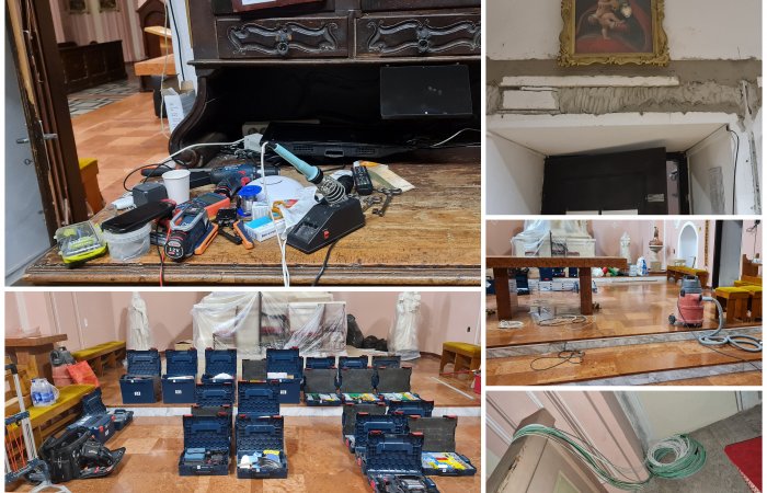 Elkészült a hangosítás és a vetítőrendszer felújítása