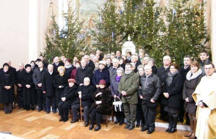 Jubiláns házaspárok ünnepi miséje Kapuváron