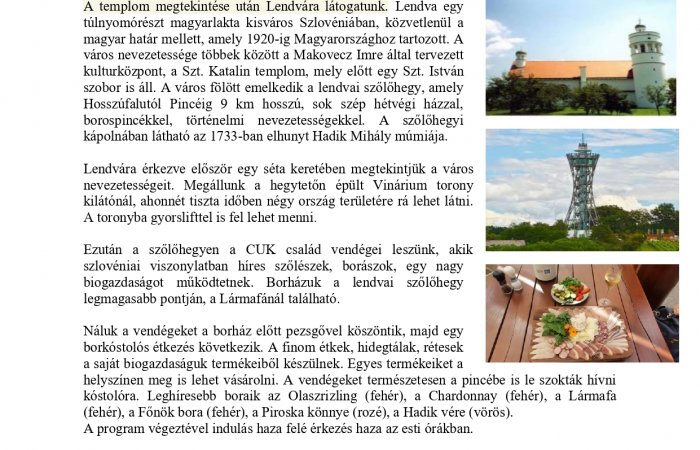 Zarándoklat - Szlovéniai szomszédolás