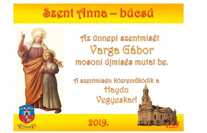 Búcsúi nagymise Varga Gábor újmiséssel