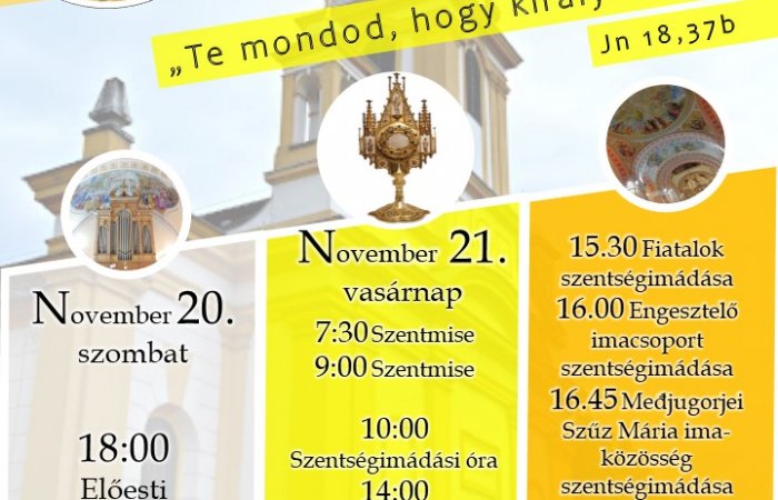 Szentségimádás - 2021.