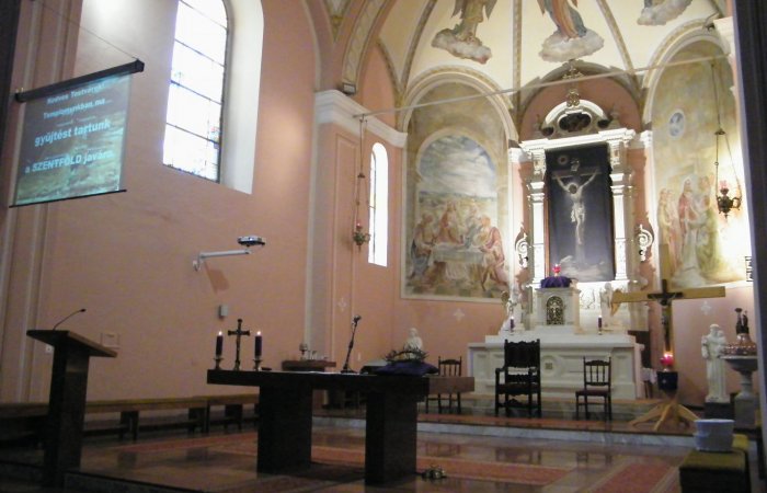 Nagyböjti lelkigyakorlat templomunkban