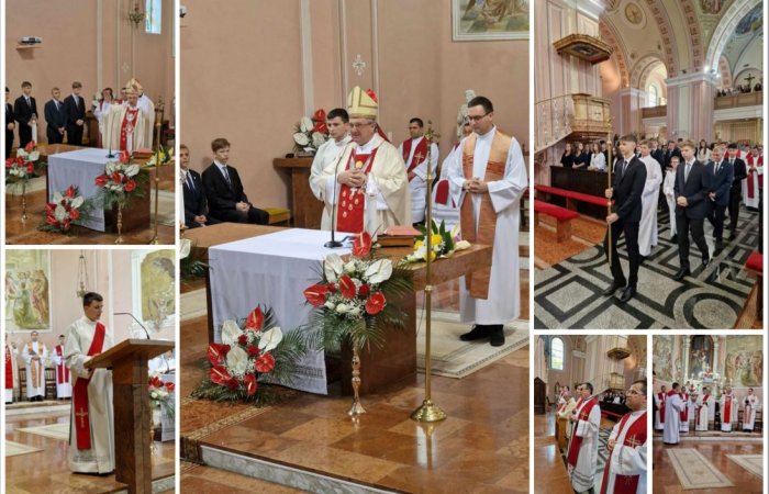 Bérmálás a kapuvári Szent Anna-templomban