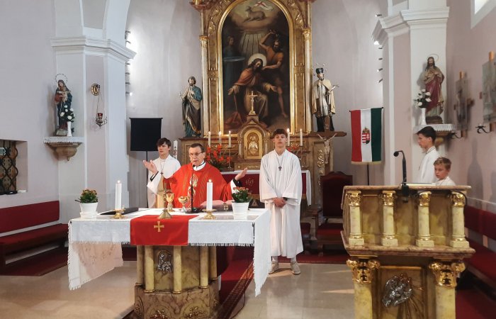 Keresztelő Szent János vértanúságának ünnepe Vitnyéden